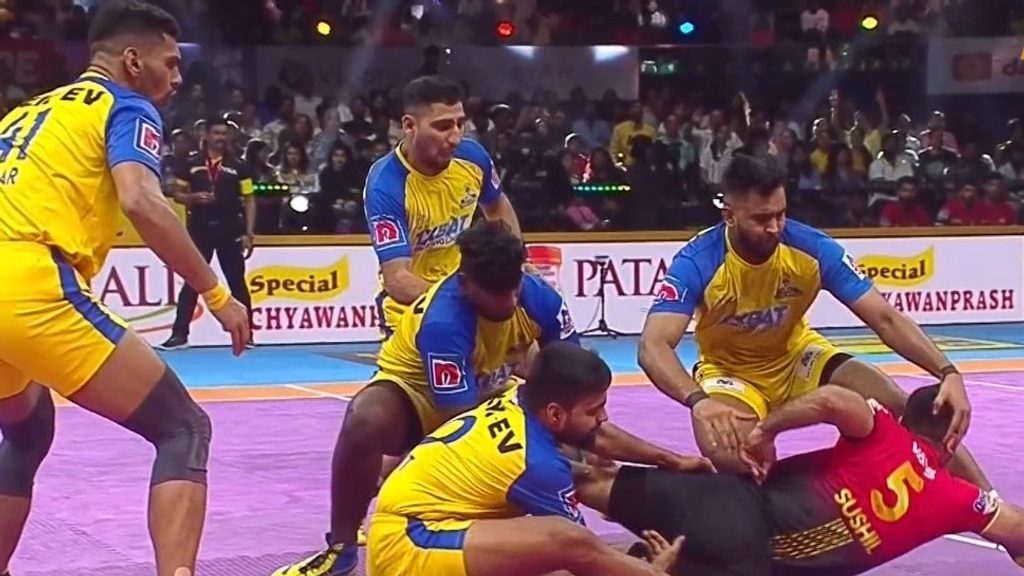 Sushil S Super Raid For Bengaluru Bulls Moment Of The Day January