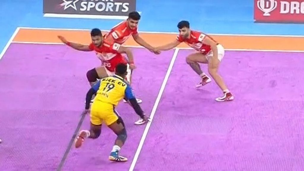 Match Highlights Tamil Thalaivas Vs Gujarat Giants December 27 PKL