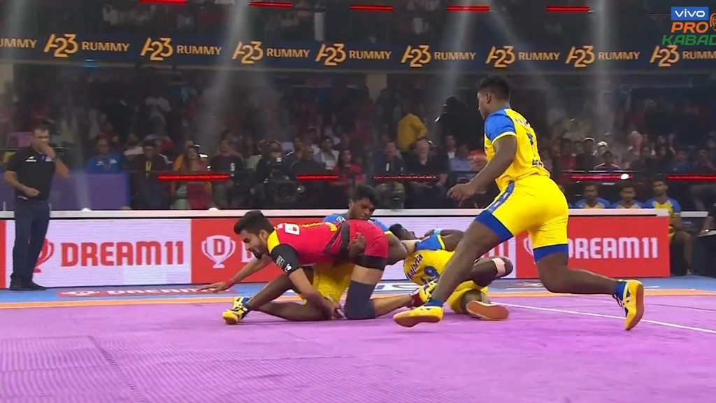 Moment Of The Day Bharat Bengaluru Bulls October Vivo Pro Kabaddi