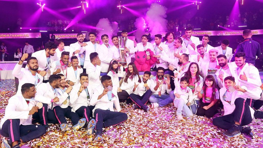 Jaipur Pink Panthers Become Vivo Pro Kabaddi Season Champions After