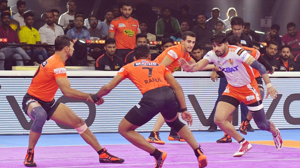 Match Highlights U Mumba Vs Gujarat Giants December Vivo Pro Kabaddi