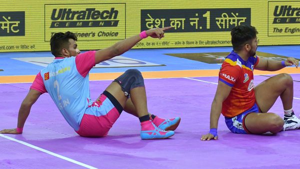 Pro Kabaddi 2022: UP Yoddhas defeats Jaipur Pink Panthers on last raid