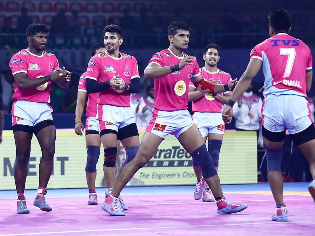 Jaipur Pink Panthers 32-22 U Mumba Highlights, Pro Kabaddi 2022: Jaipur  jumps on 2nd spot after 10-point win over U Mumba - Sportstar