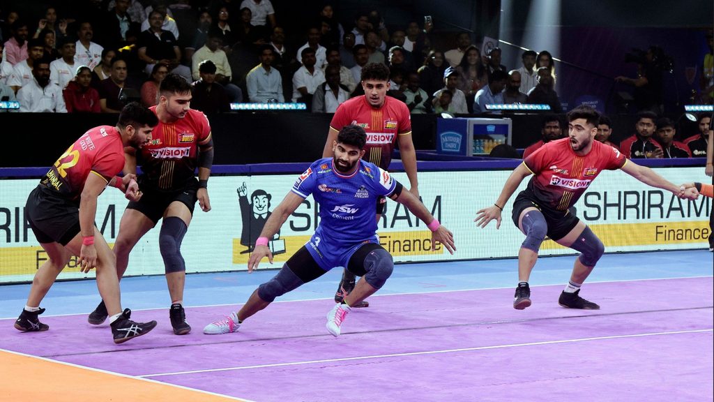 Haryana Steelers Beat Bengaluru Bulls In Match Of Pro Kabaddi League Season