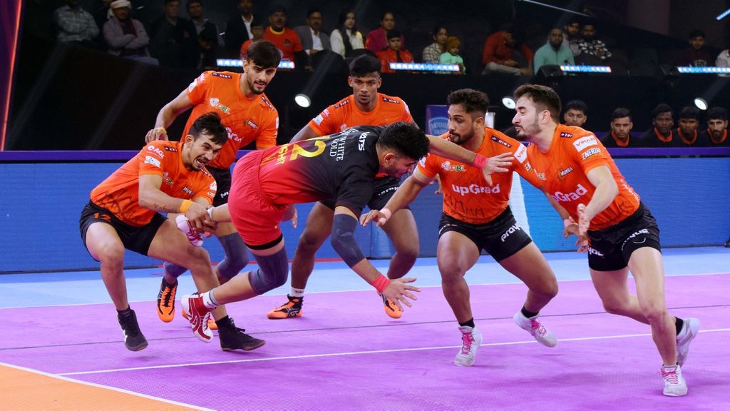 U Mumba Beat Bengaluru Bulls In Match Of Pro Kabaddi League Season