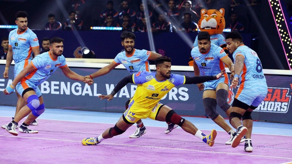 Bengal Warriors And Tamil Thalaivas Share The Points After A Tie In ...