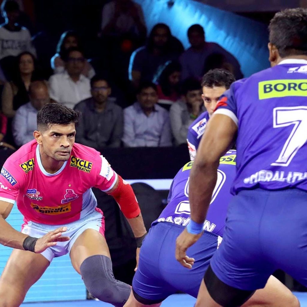 Pro Kabaddi PKL 8 Highlights: Jaipur Pink Panthers wins 38-28 against  table-topper Patna Pirates, Super 10 for Deepak Hooda - Sportstar