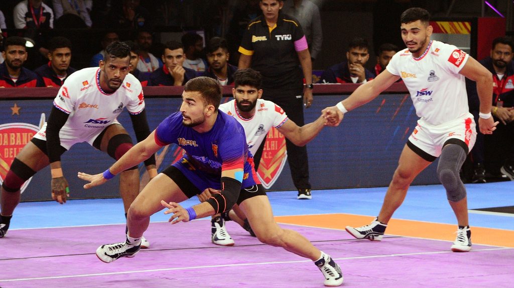 Haryana Steelers Vs Dabang Delhi K.C. In Match 87 Of Pro Kabaddi Season 10