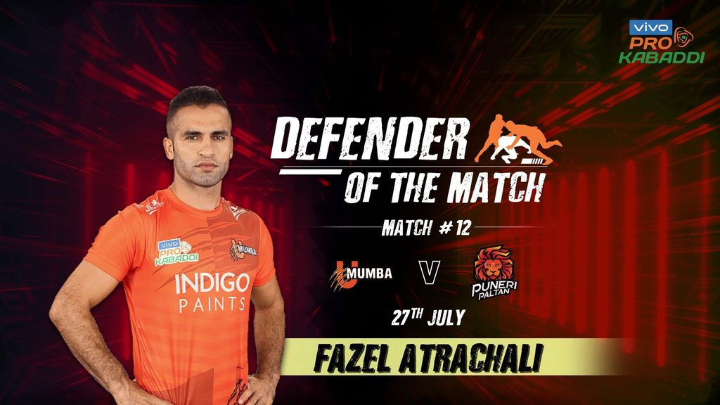 Match 12: Defender Of The Match- Fazel Atrachali