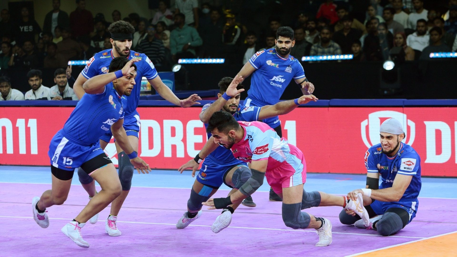 Haryana Steelers beat Jaipur Pink Panthers 4330 in match 72 of Pro