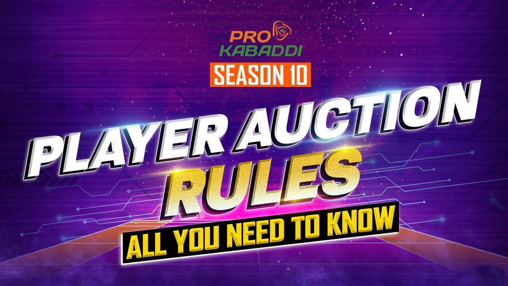 Pro Kabaddi auction rules Know Final Bid Match, squad size and