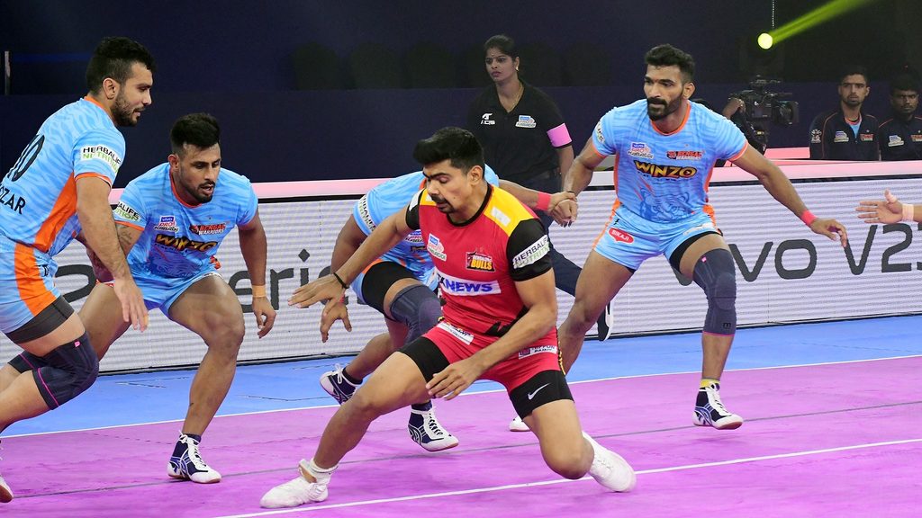 Vivo Pro Kabaddi League Season 8: Bulls Fight Past A Tough Bengal Unit