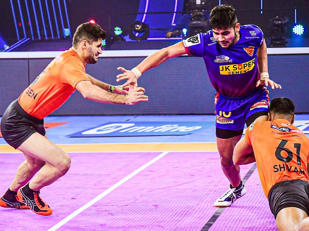 Pro Kabaddi League Season 8: Match 21: Ajith, Abhishek lead U