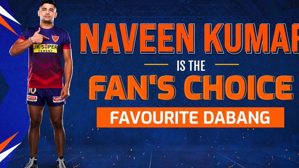 Fan's Choice: Favourite Dabang - Naveen Kumar | Vivo Pro Kabaddi