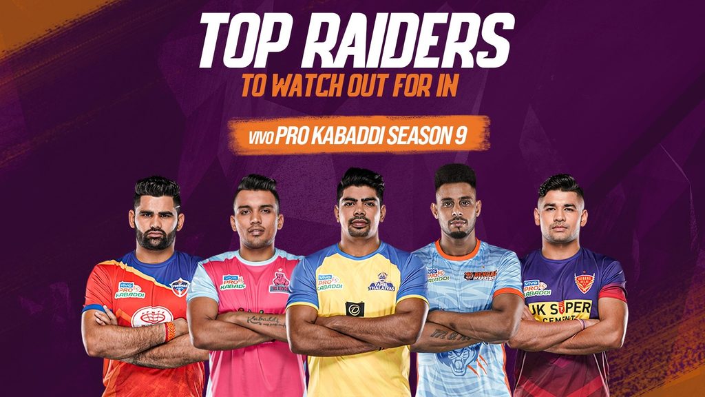 Top raiders to keep an eye on in vivo Pro Kabaddi Season 9