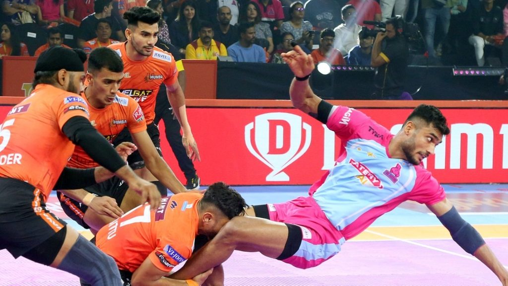 Jaipur Pink Panthers Vs U Mumba In Match 74 Of Pro Kabaddi Season 10