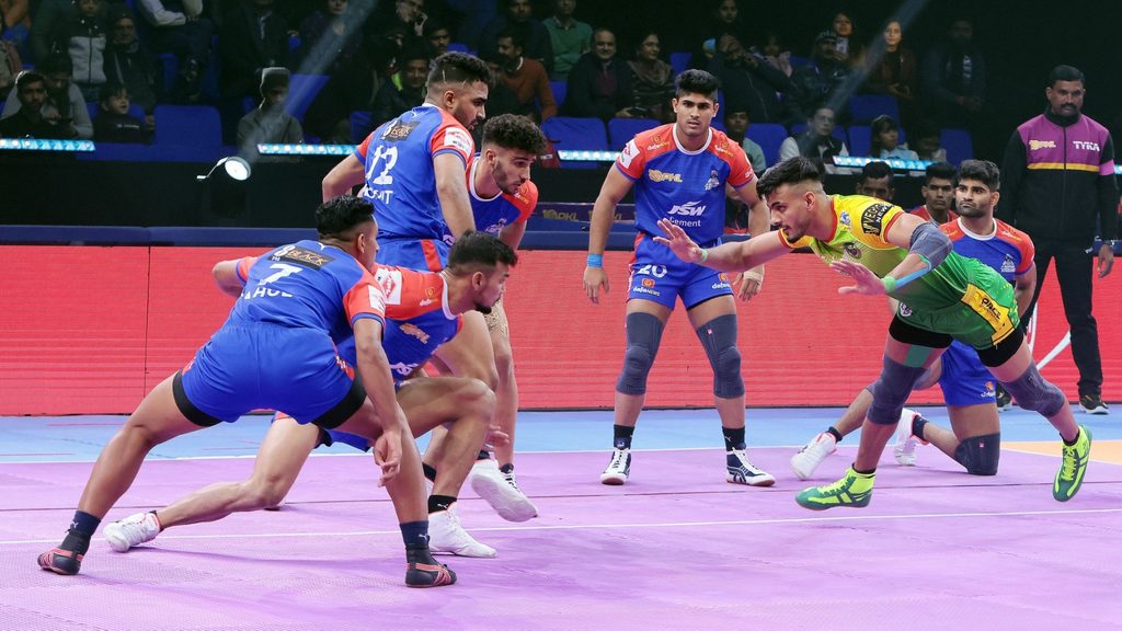 Haryana Steelers vs Jaipur Pink Panthers in Match 54 of Pro Kabaddi