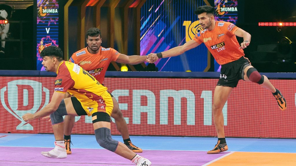 Match U Mumba Vs Telugu Titans